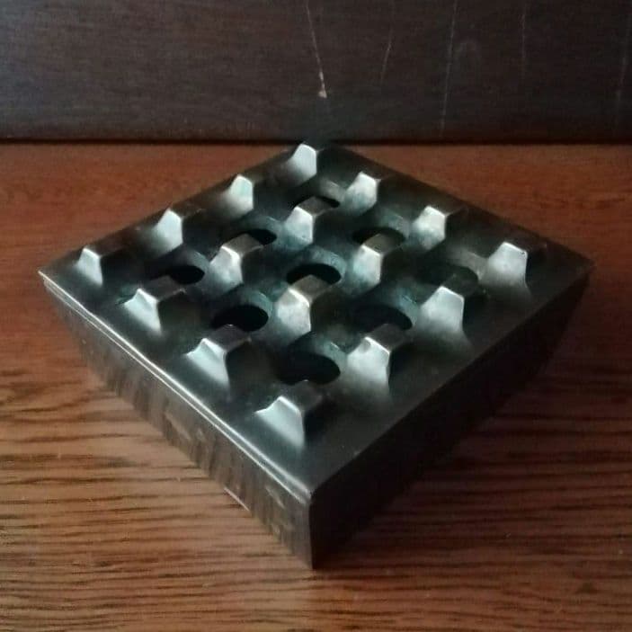 逸品　真鍮　灰皿　ミッドセンチュリー　オブジェ　スウェーデン　インダストリアル