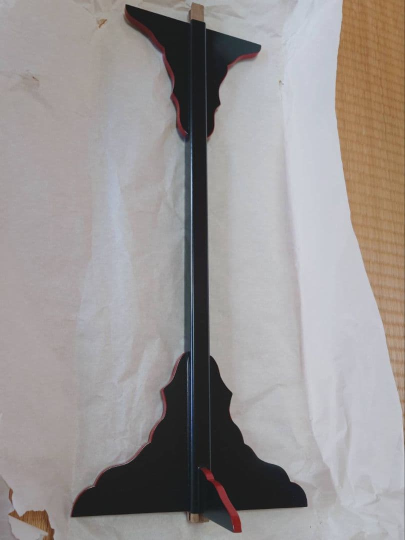 茶道具 及台子 青漆爪紅 宗旦好写 小林幸斎　組立式