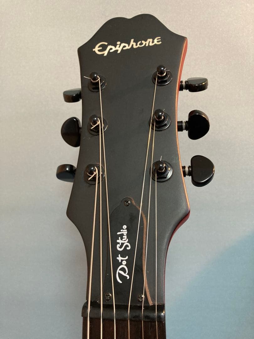 Epiphone エピフォン dot studio WS セミアコ　調整済み