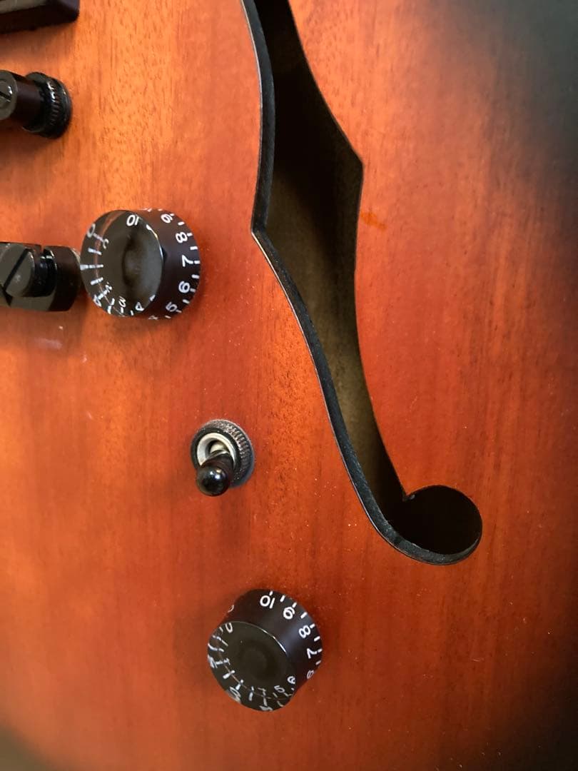 Epiphone エピフォン dot studio WS セミアコ　調整済み