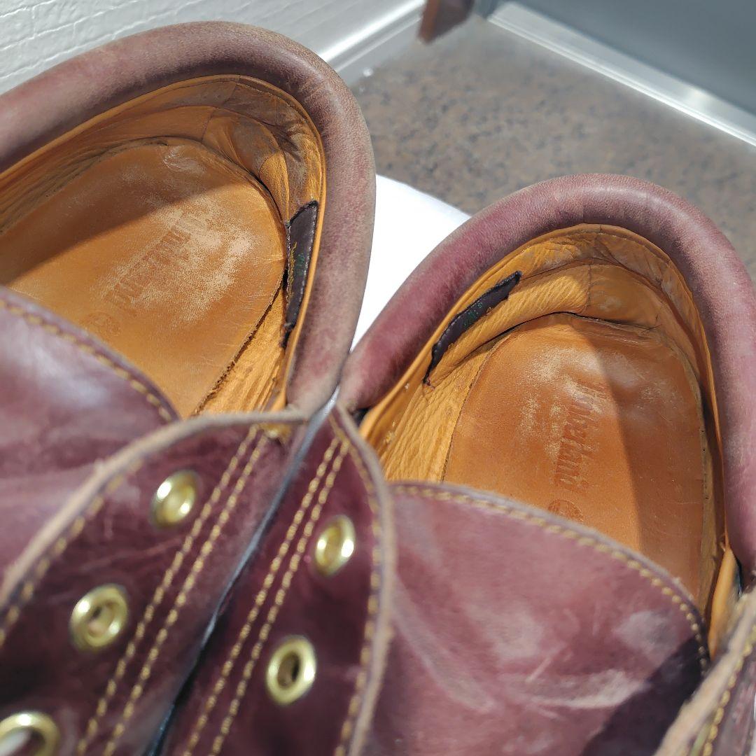 稀少☆Timberland 3eye CLASSIC LUG 本革 バーガンディ