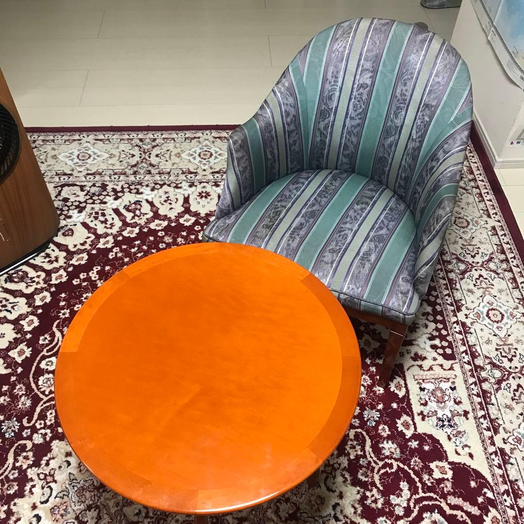 conde house アームソファシングルソファ カントリー 椅子 丸テーブル