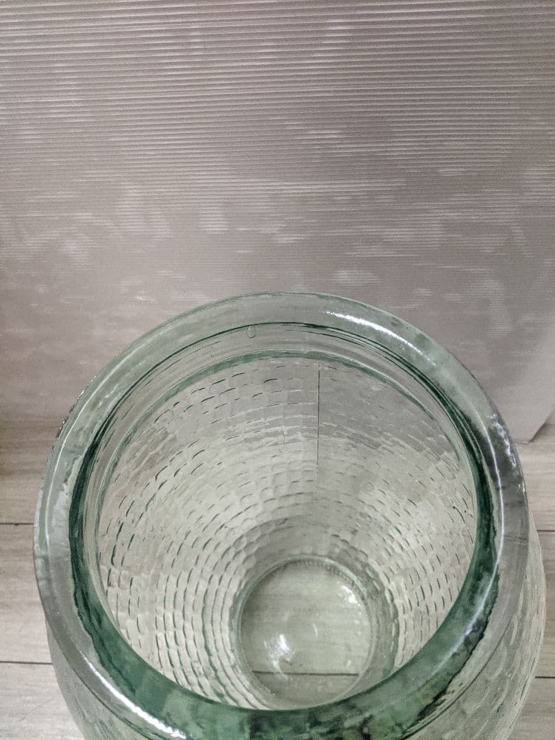 イタリア製 フラワーベース 花瓶 ガラス製 インテリア 花器