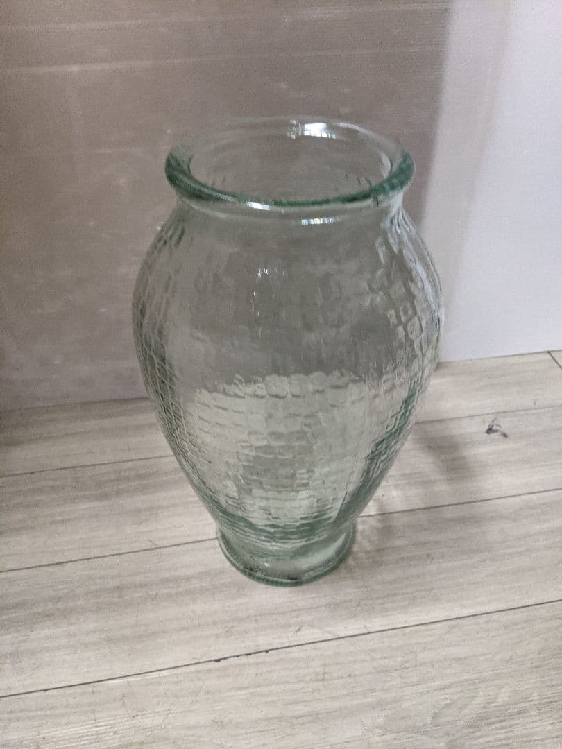 イタリア製 フラワーベース 花瓶 ガラス製 インテリア 花器