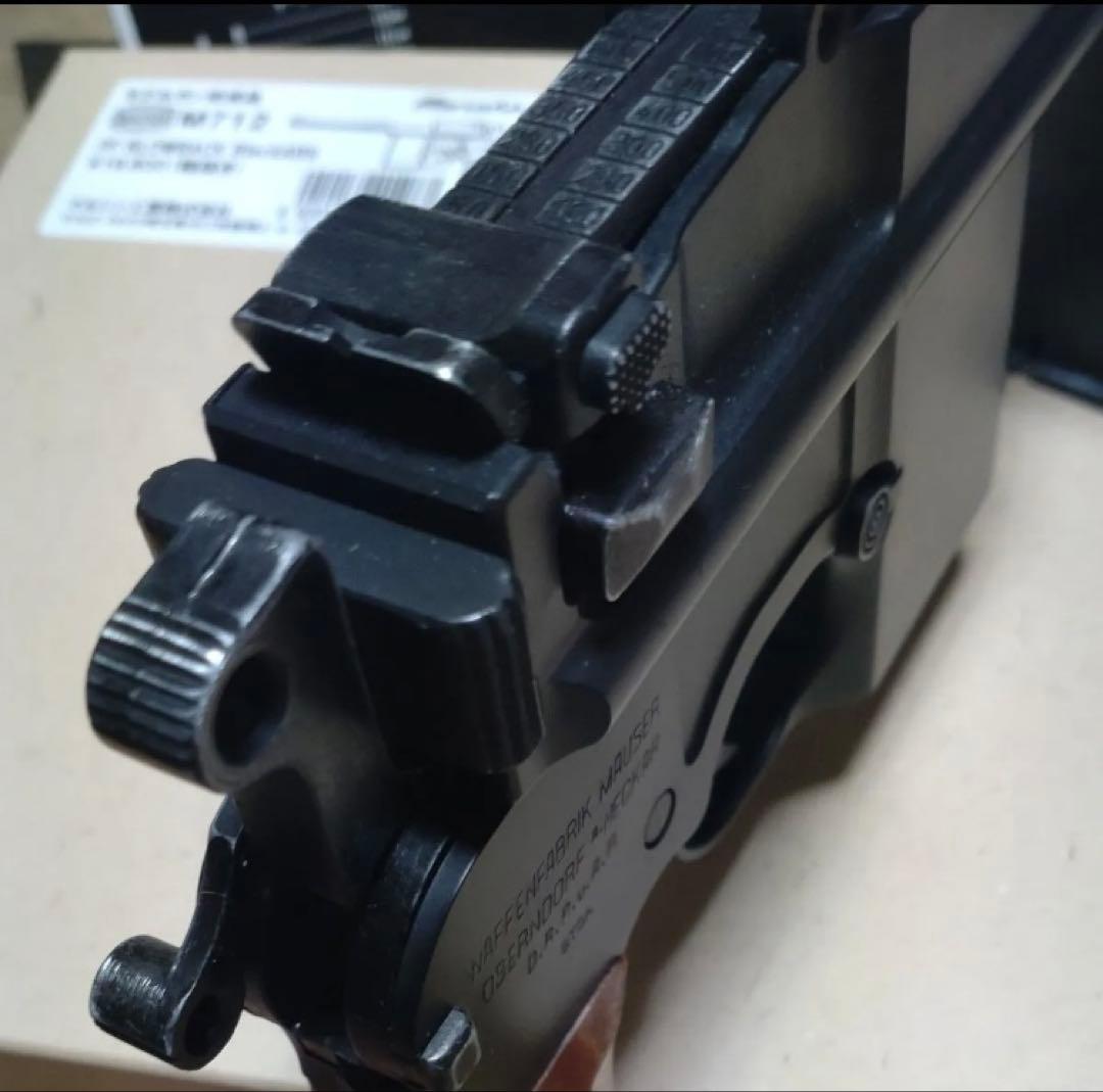 マルシン　モーゼルM712　モデルガン　ブローバック　　完成品　元箱・説明書付き