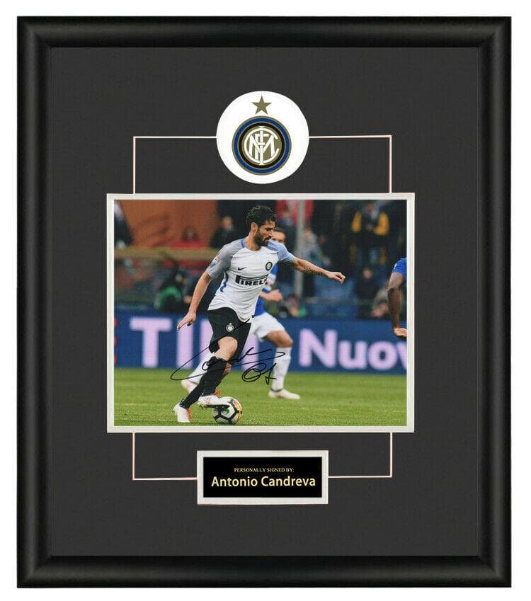 直筆サイン入り写真 アントニオ・カンドレーヴァ FCインテル・ミラノ SA鑑定済