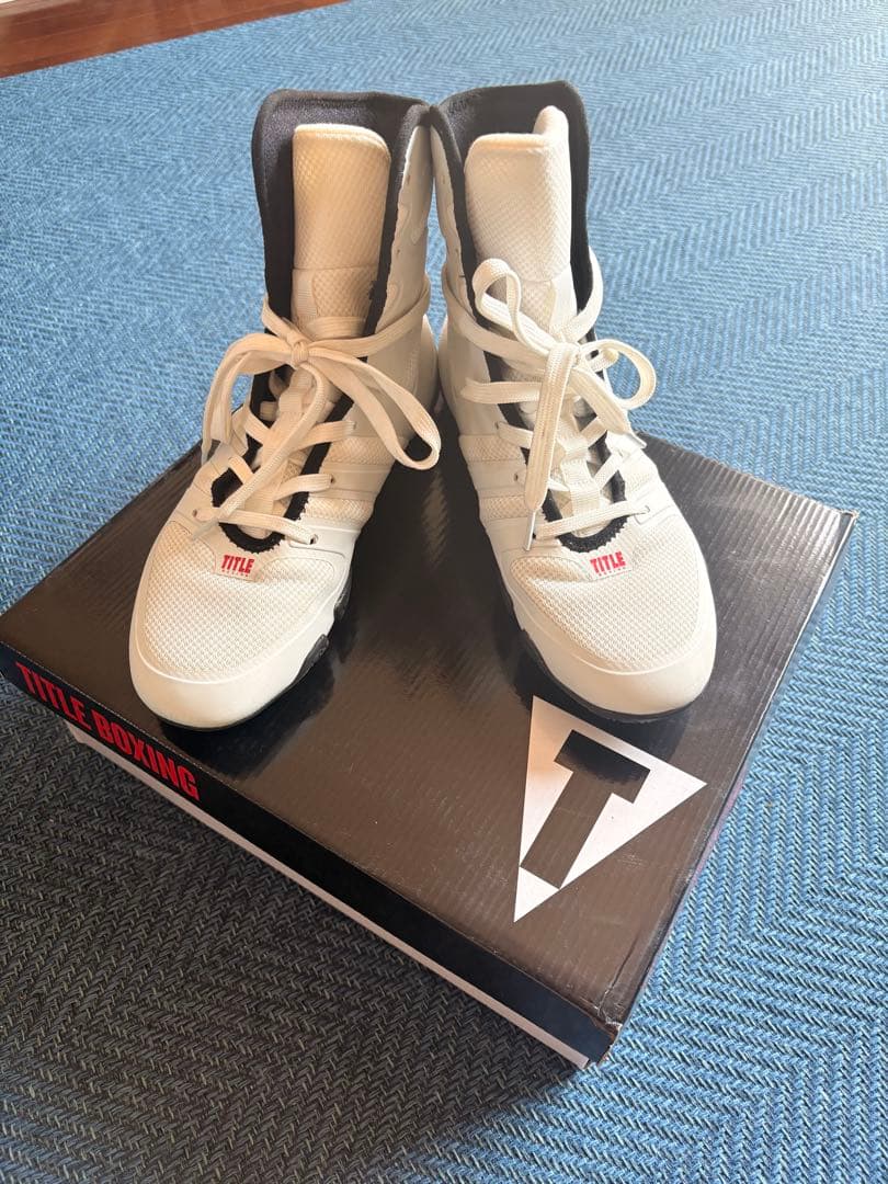 値下げ中！TITLE BOXING ボクシングシューズ ホワイト