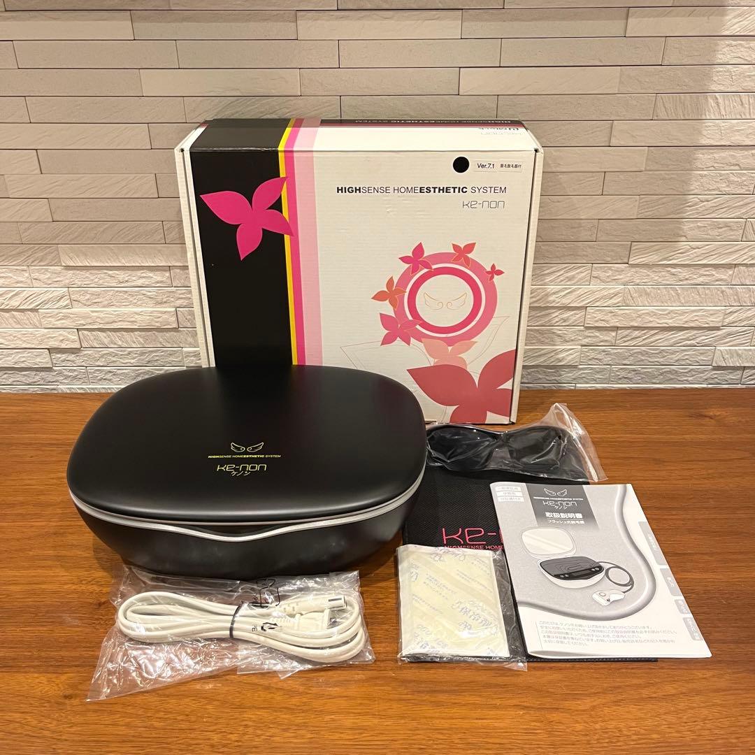 ★未使用★【ke-non】ケノン Ver7.1 フラッシュ式脱毛器 眉毛脱毛器付