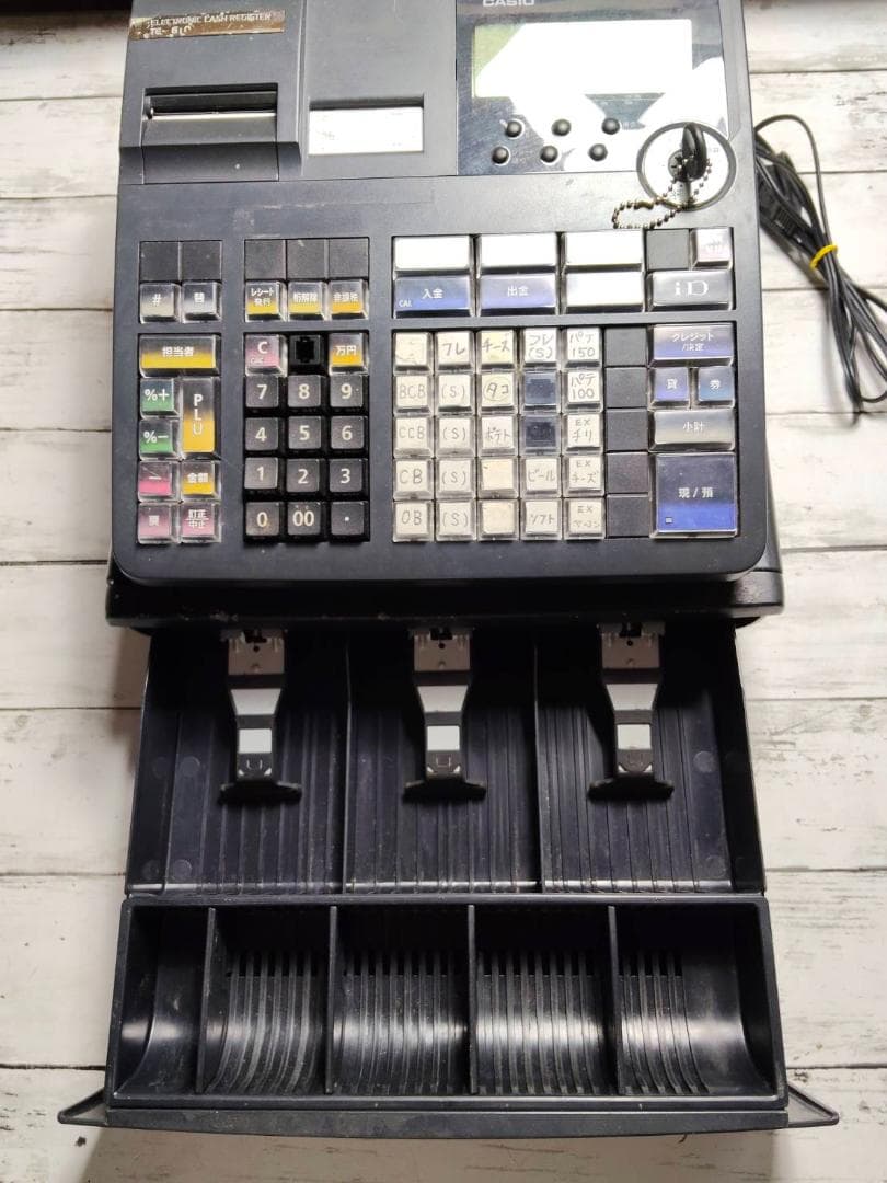 CASIO TE-2600 電子レジスター 中古品 (離島・全国送料込み)