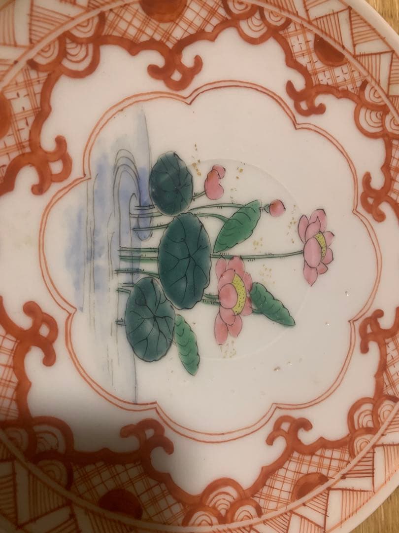 中国清時代の五彩お皿