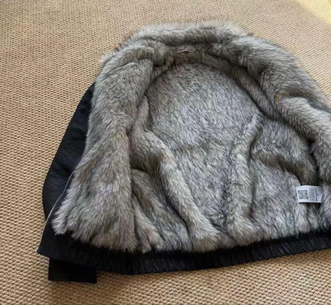 Stone  ブラックボアジャケット M ストリート