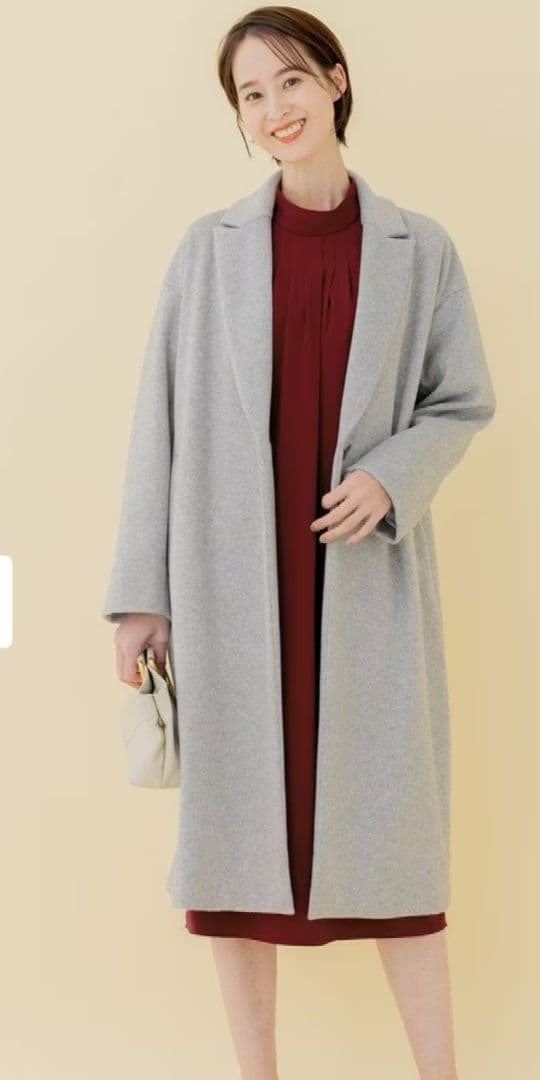 自由区 ブラッシュドビーバーチェスターコート