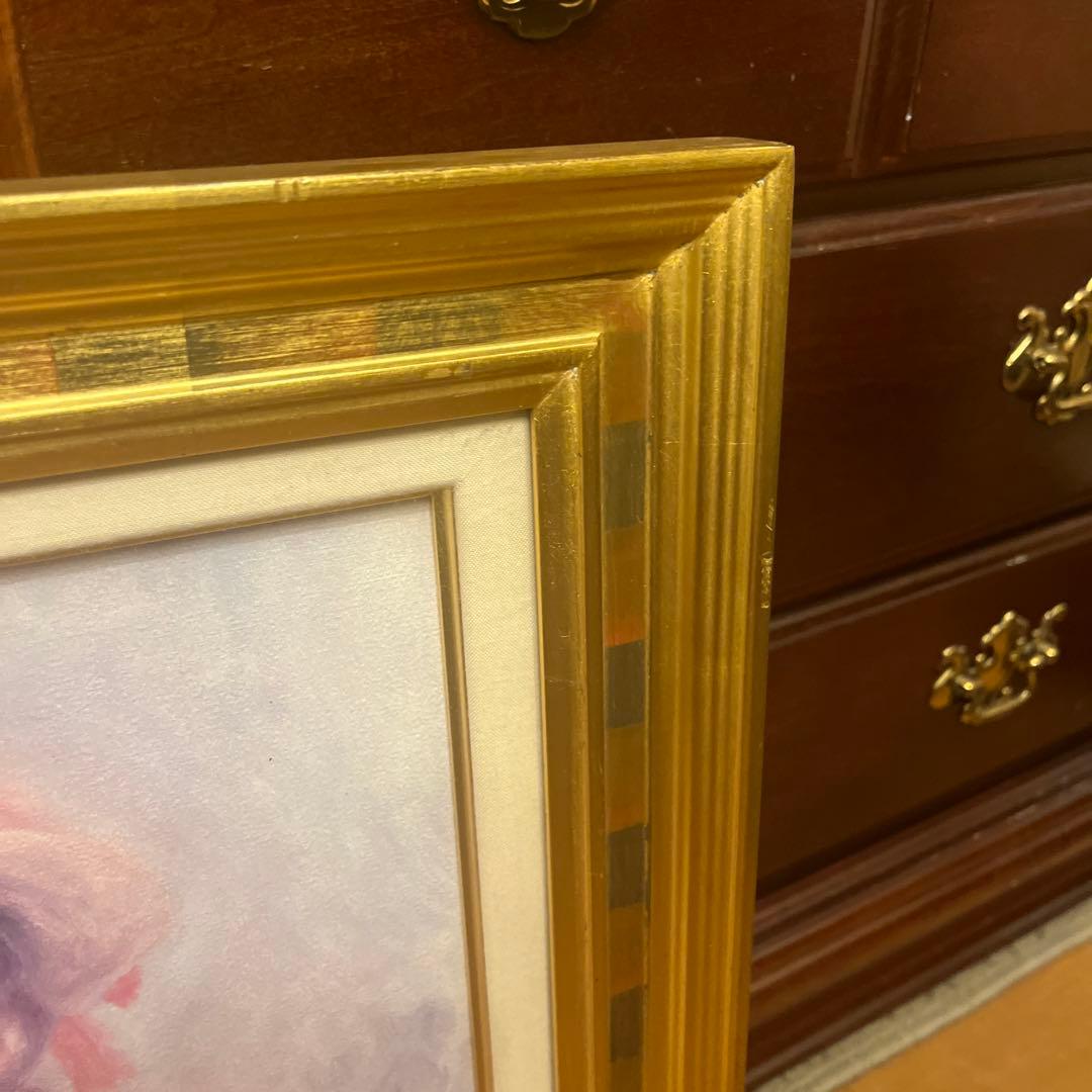 印象派 複製画 赤い衣装