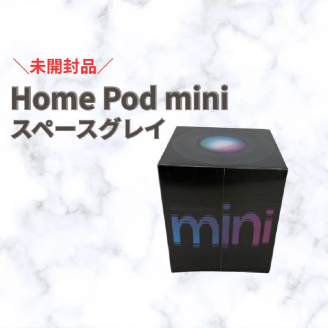 【未開封】Apple Pod mini スペースグレイスピーカー