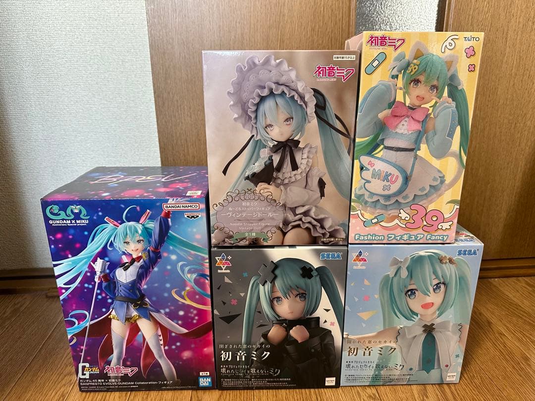 初音ミク　ぬーどるストッパーヴィンテージドール　他5個セット