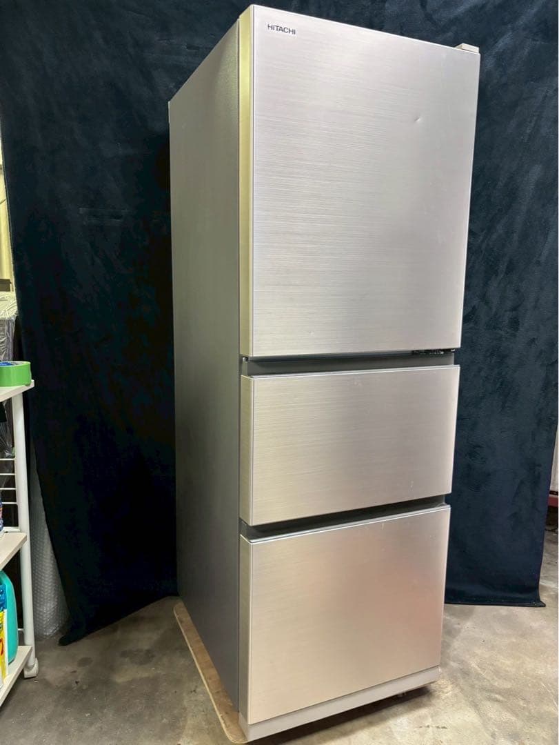 HITACHI 3ドア冷蔵庫 265L 2021年製 R-27NV（N） 右開き