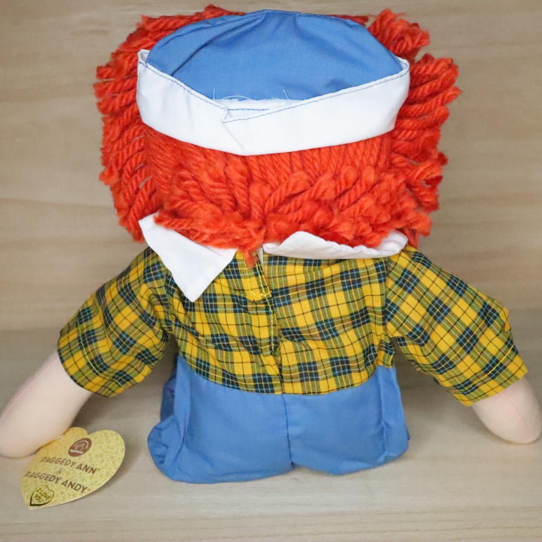 ラガディ・アン＆アンディ 縦ストライプペア ぬいぐるみ カントリー風