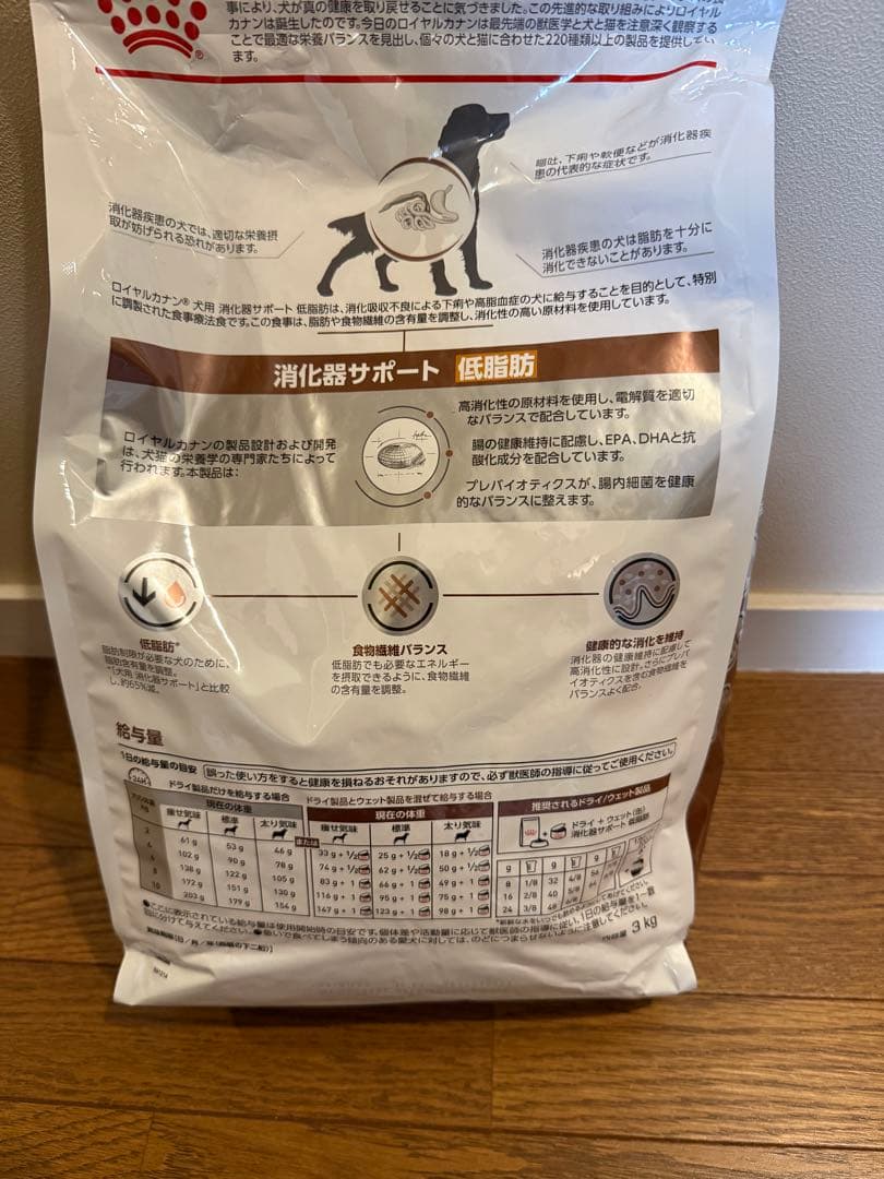  CANIN 消化器サポート低脂肪 3㎏