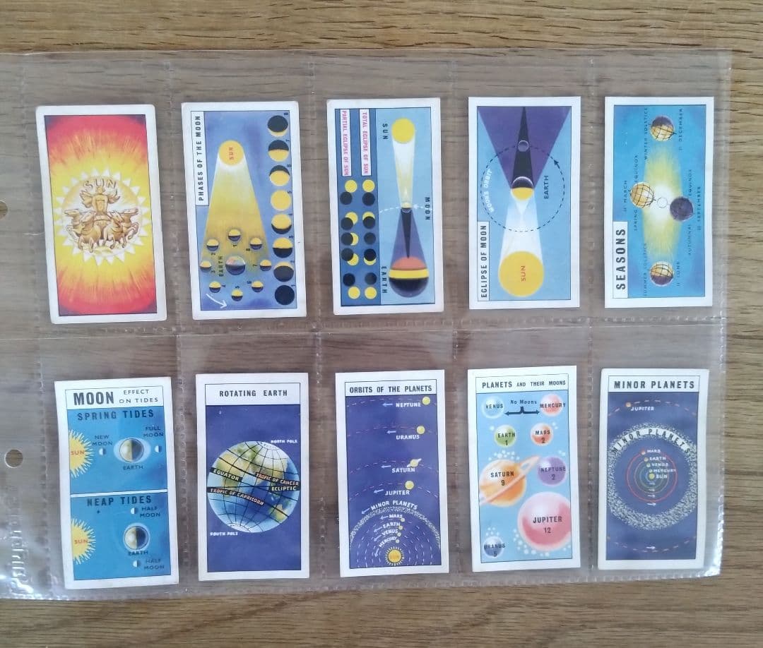1958年◆シガレットカード＜イギリス＞◆宇宙へ 全50種◆アンティークカード