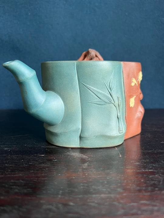 中国紫砂壺　茶道具　在銘　急須