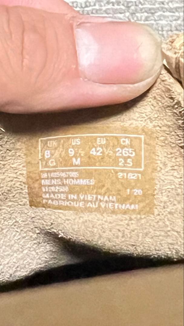 Clarks ワラビー　27.5cm ライトタン色　ベージュ