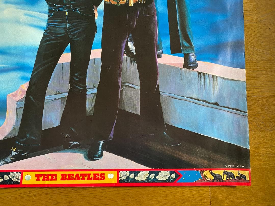 横尾忠則 「The Beatles ビートルズ」ポスター ピン穴なし