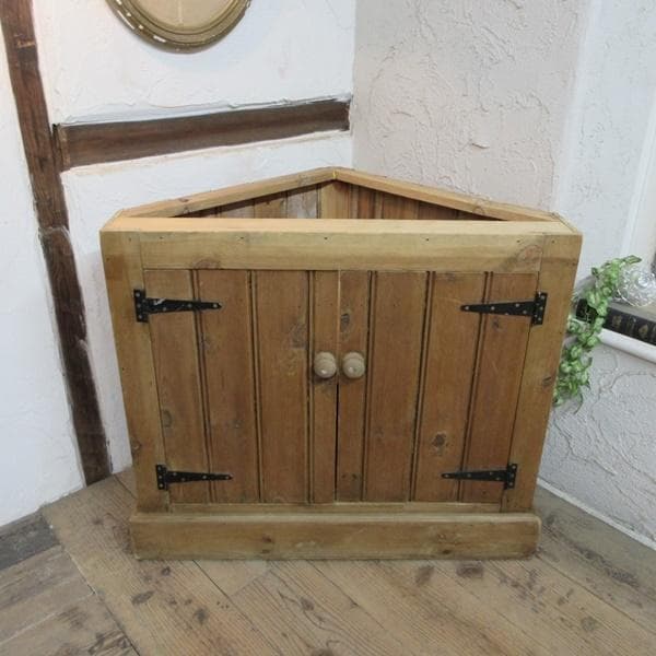 イギリス アンティーク 家具 コーナーキャビネット オープンラック 6848d