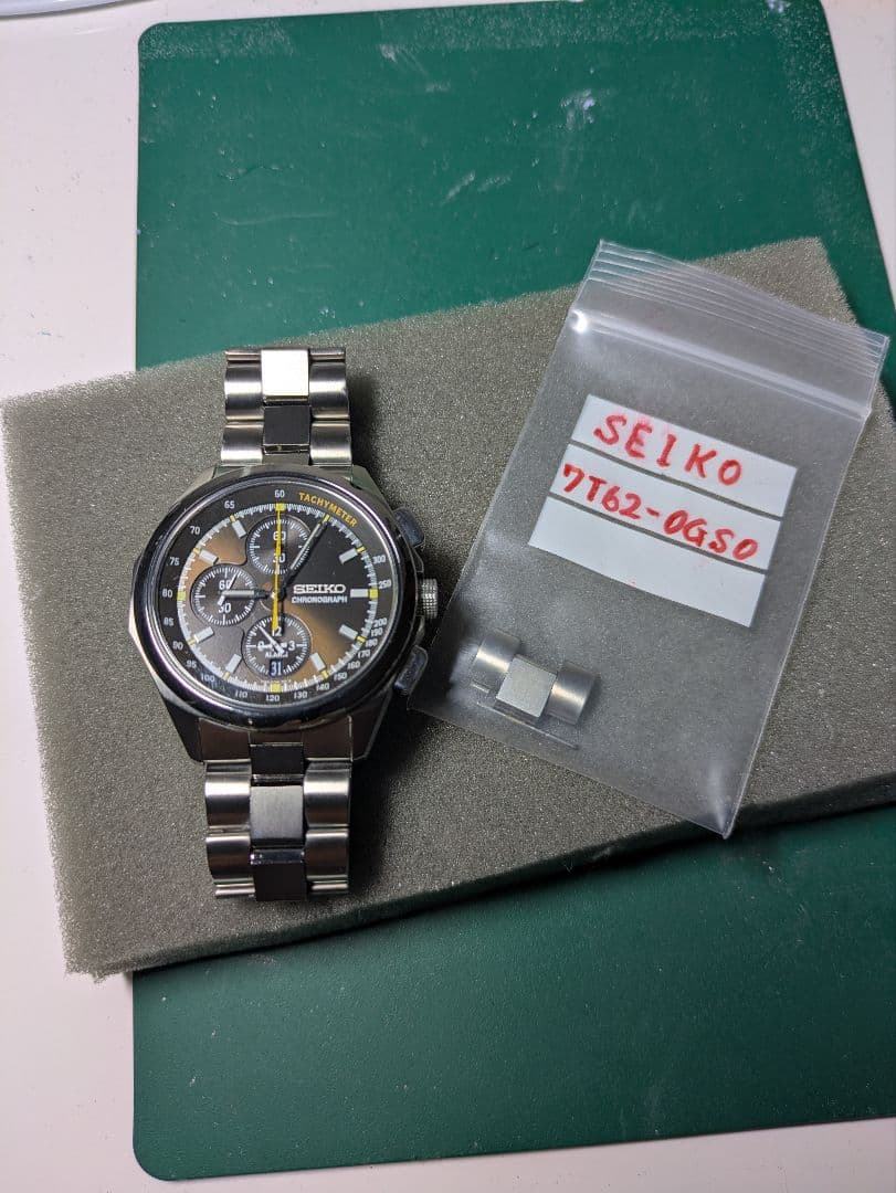 セイコー クォーツ　イグニッション　チタン クロノグラフ SEIKO