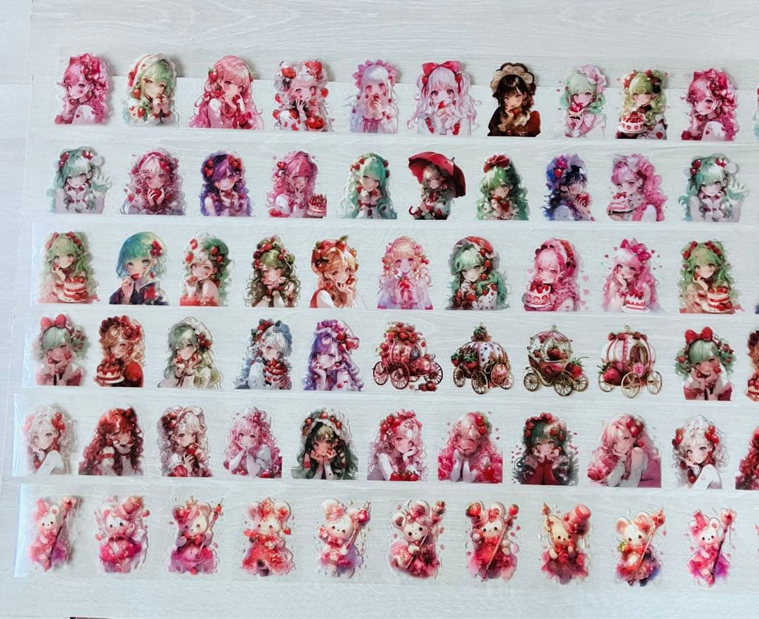 nene様　Ichigo Princess pet ロールステッカー