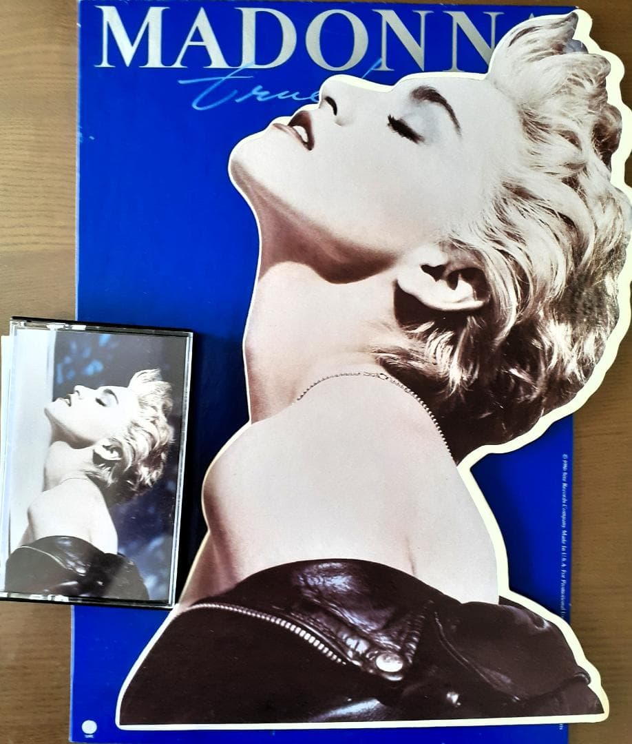 マドンナ　TRUE BLUE　1986年 US製 宣伝用 ディスプレイスタンド