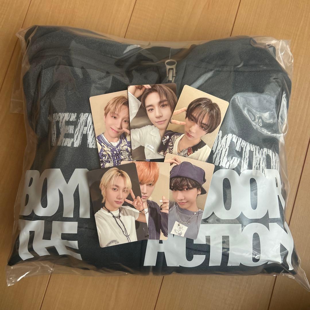 BOYNEXTDOOR THE ACTION ジップアップフーディー　トレカ付