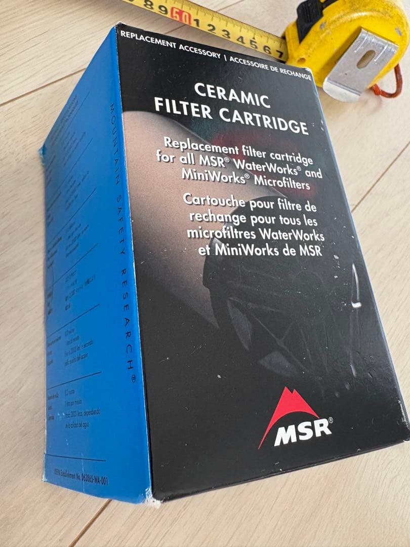 MSR アウトドア 浄水器 ミニワークスEX 予備フィルター1本付き　未使用品