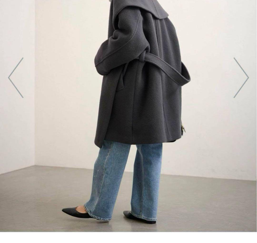 【今週末限定価格　新品】フレームワーク　ニュアンスコート　グレー