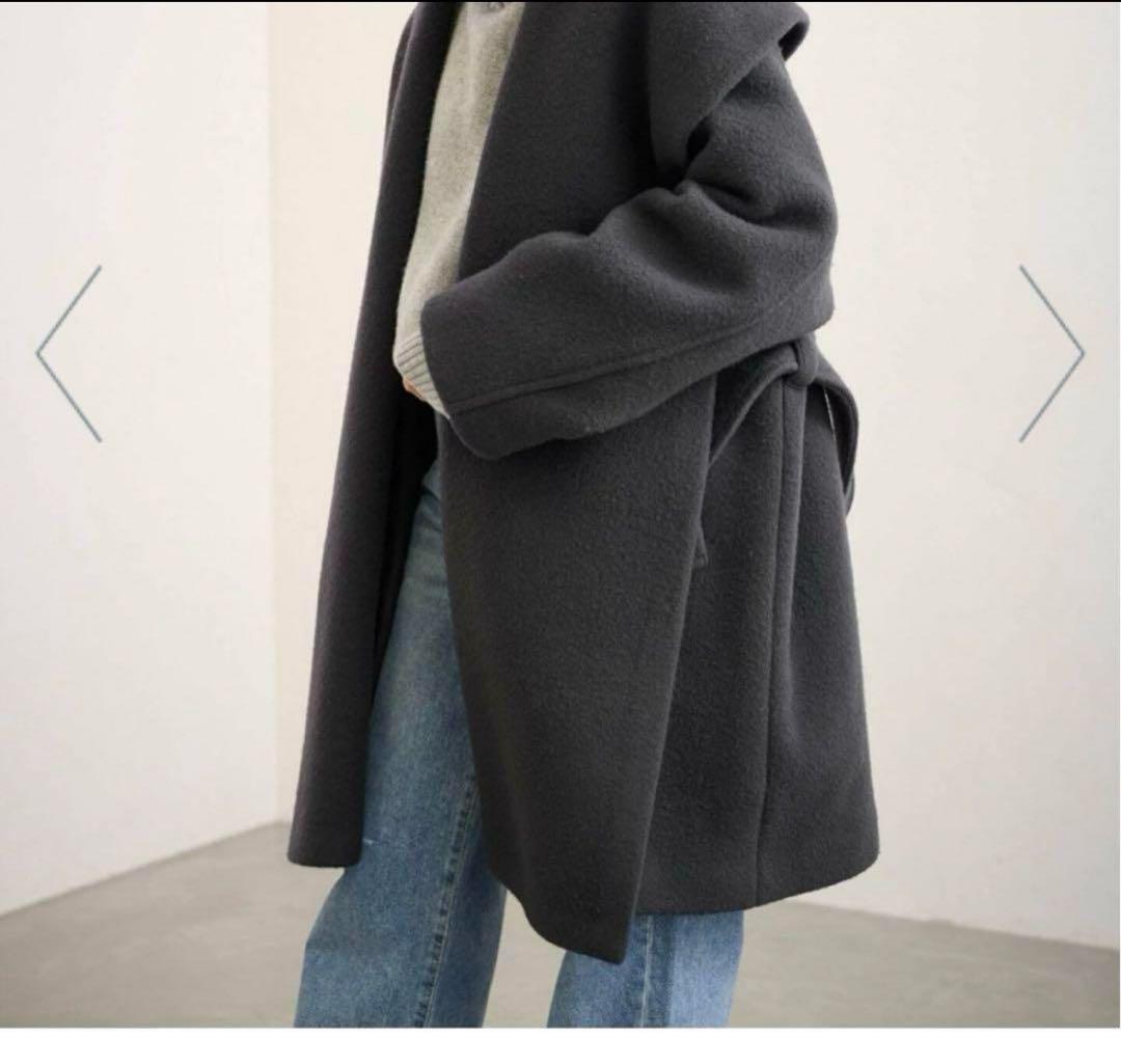 【今週末限定価格　新品】フレームワーク　ニュアンスコート　グレー