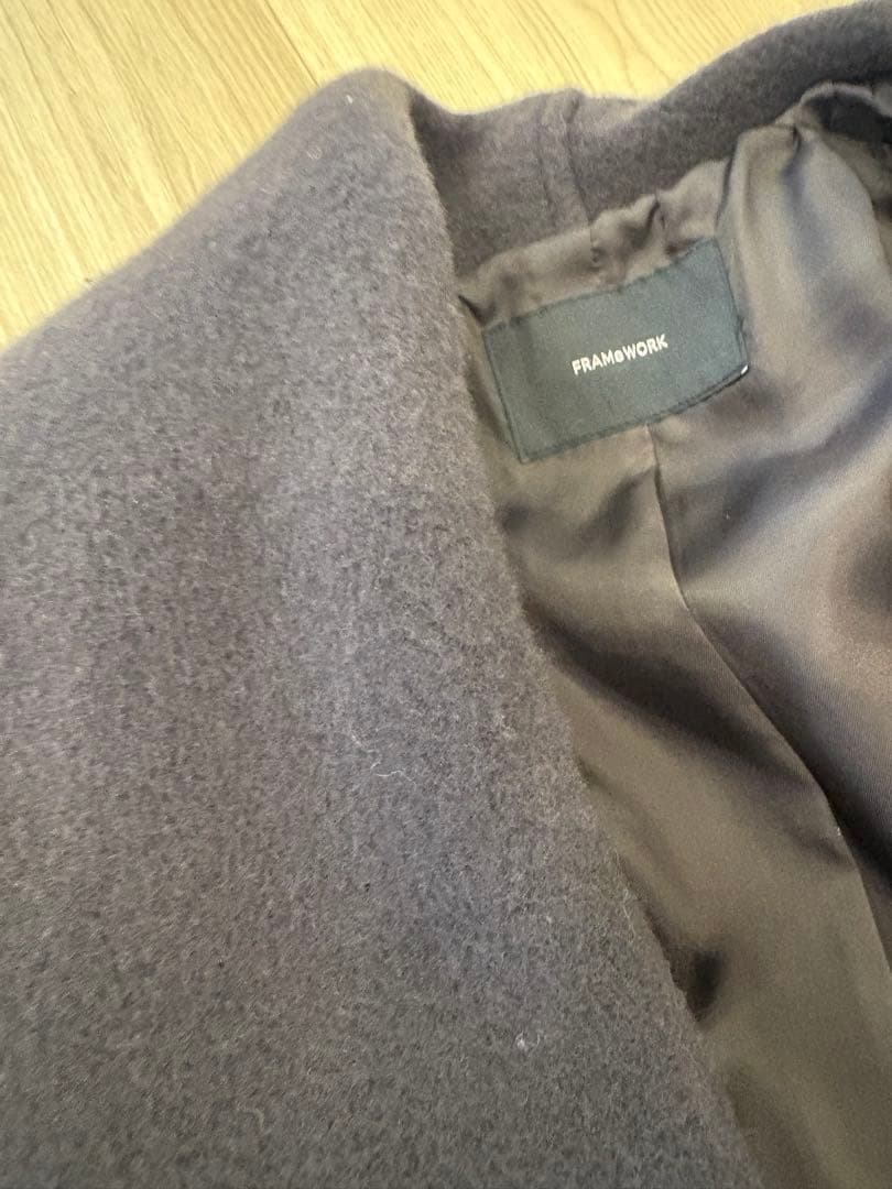【今週末限定価格　新品】フレームワーク　ニュアンスコート　グレー