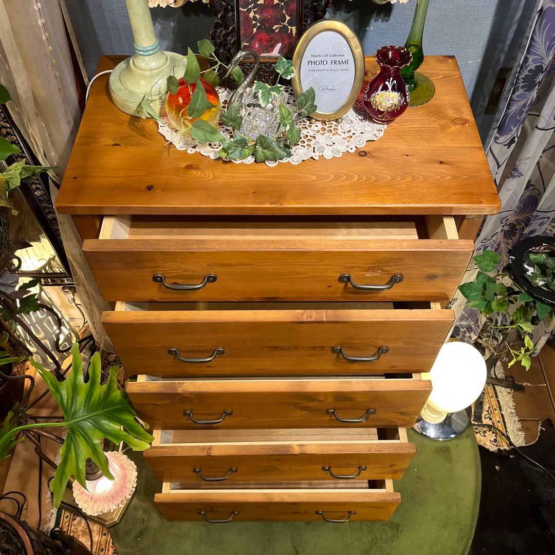 Sale フレンチカントリー　パインソリッド　クラシック　チェストキャビネット