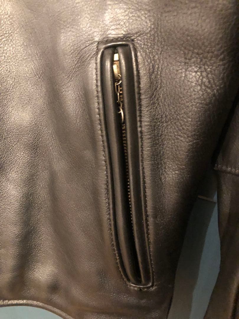 希少vanson シングルライダース タイプD 34 バンソン レザージャケット