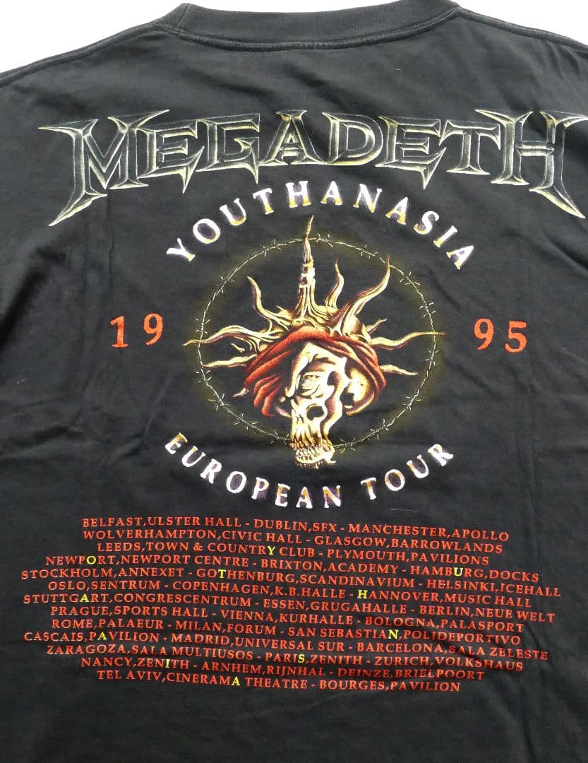 megadeth メガデス vintage Tシャツ ユーロボディ