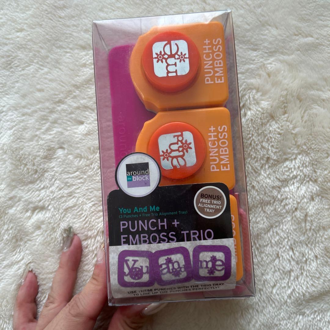 PUNCH ＋ EMBOSS TRIO  クラフトパンチ