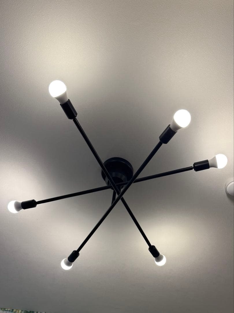 シーリングライト（電球7個付き）1/6処分予定