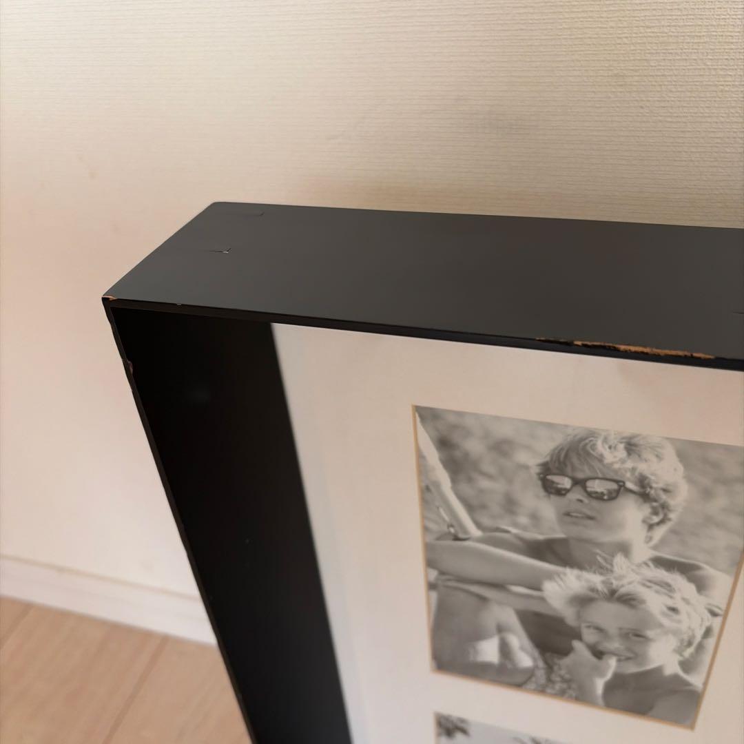 黒　マルチフォトフレーム 額縁　壁掛　写真　アート