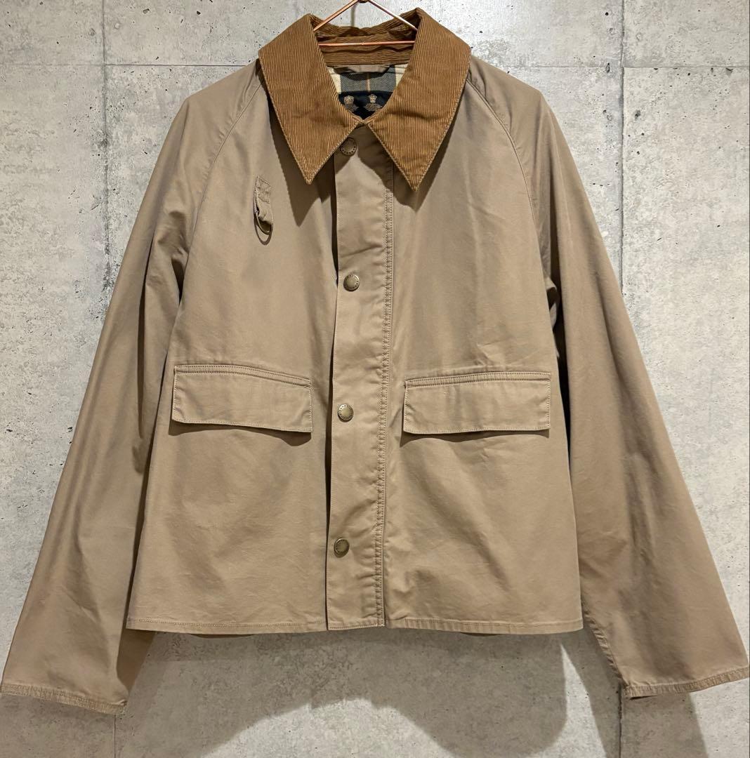 Barbour SPEYスペイ　ダックコットンショートジャケットXL