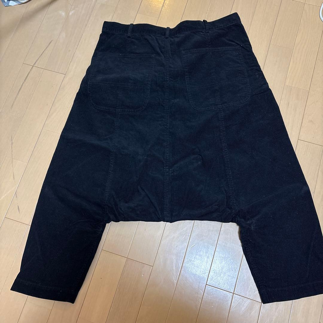 COMME des GARÇONS ブラック サルエルパンツ L