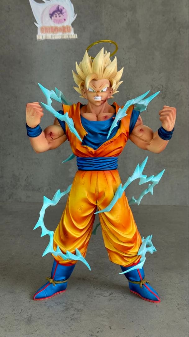 ドラゴンボール 孫悟空リペイント 三次元彩色フィギュア