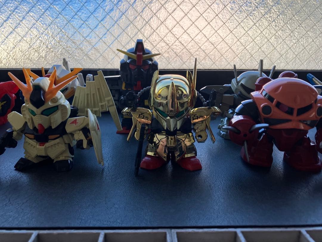 SDガンダム　組み立て済みプラモセット