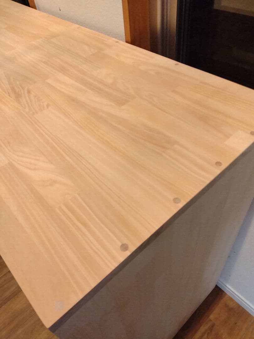 木製　ハンドメイド　オーダー　コの字　棚　シェルフ　ラック　カウンター