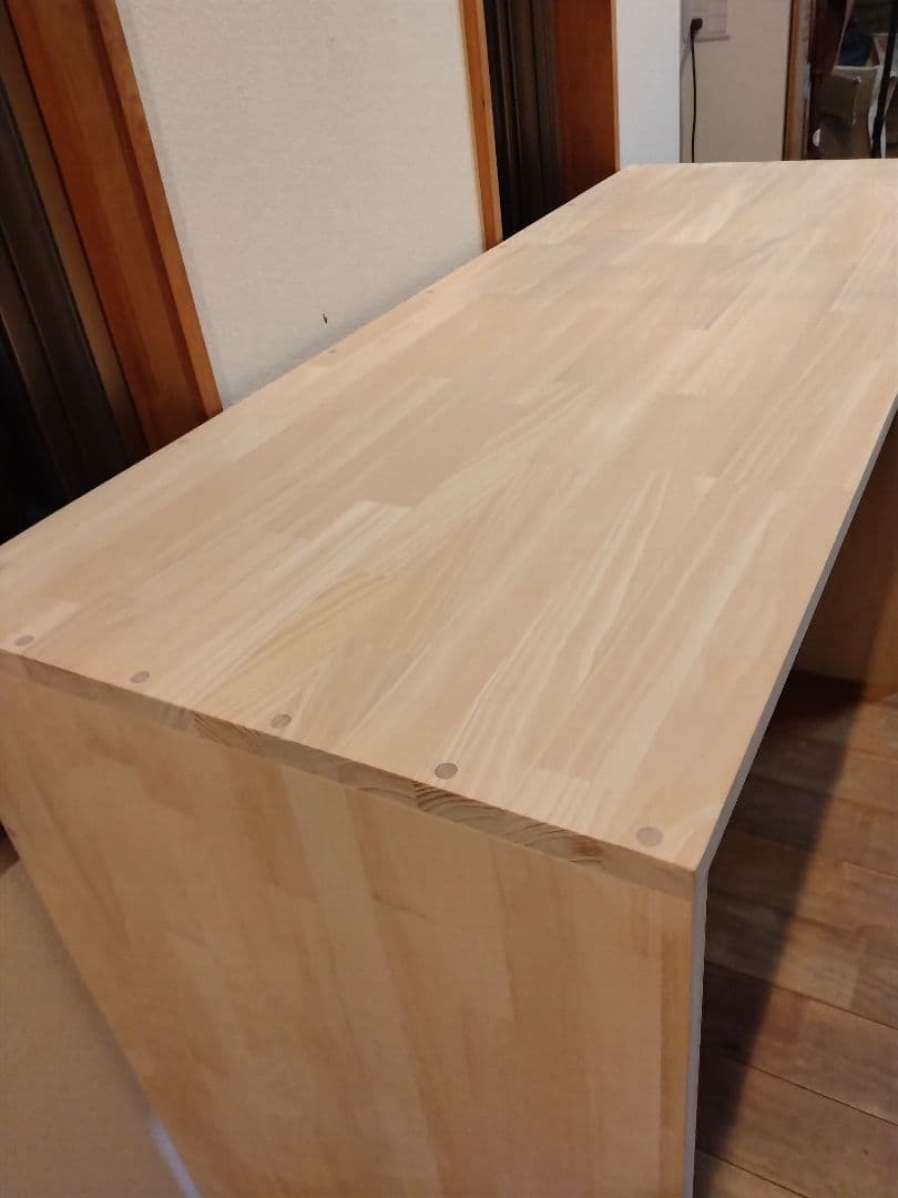 木製　ハンドメイド　オーダー　コの字　棚　シェルフ　ラック　カウンター