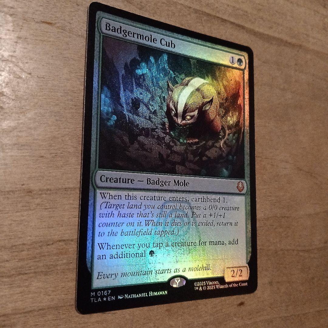 MTG アナグマモグラの仔 英語、FOIL