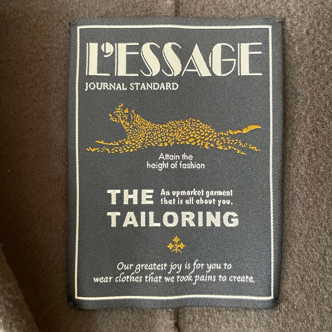 ジャーナルスタンダード レサージュ カシミヤ混 チェスターコート ベルト ガウン