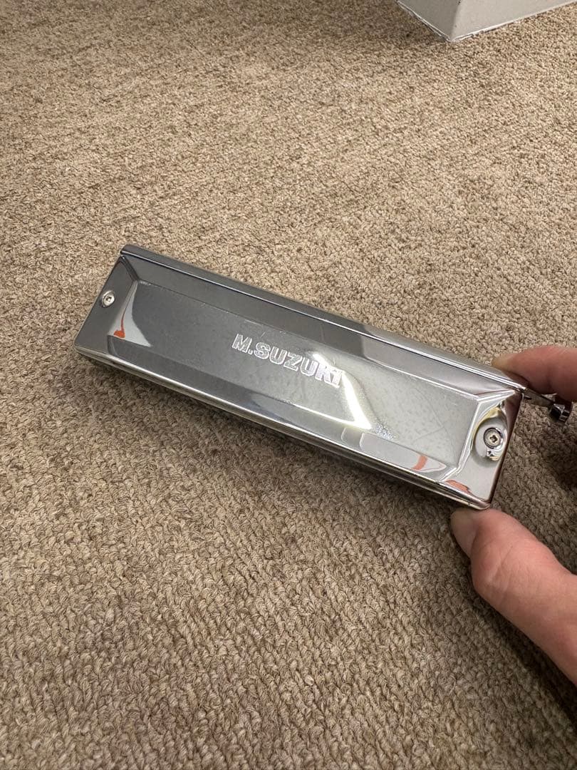 美品 M.SUZUKIクロマチックハーモニカ SCX-48 C調 日本製 純正品